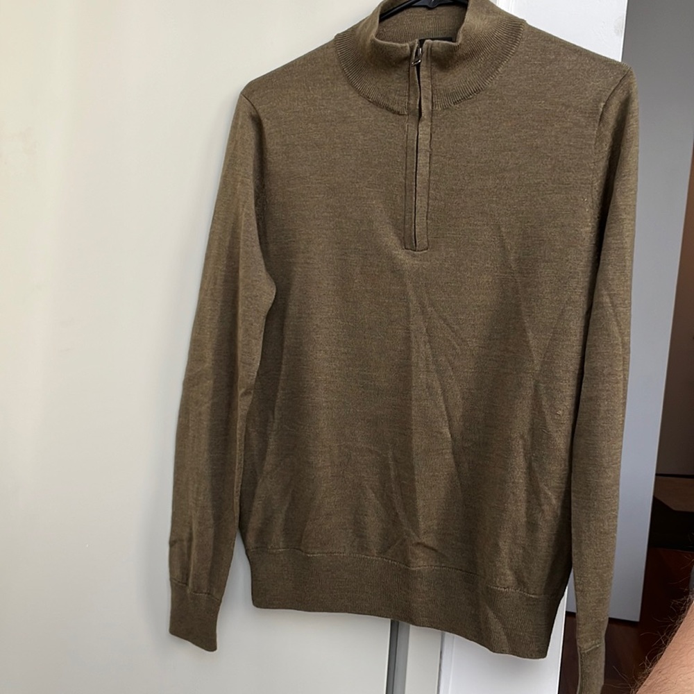 Jcrew slim merino wool sweater green size S